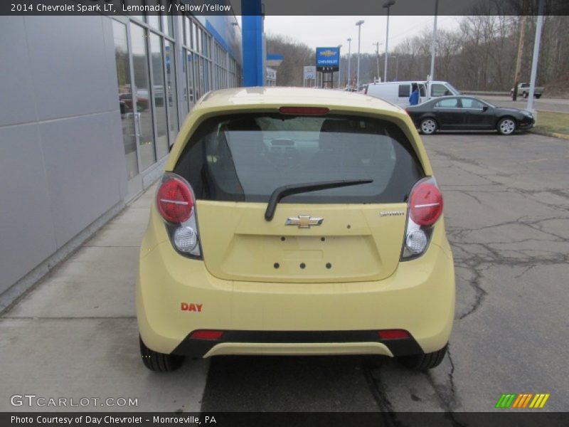 Lemonade / Yellow/Yellow 2014 Chevrolet Spark LT