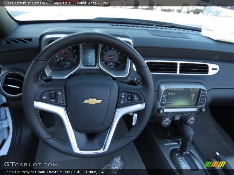Summit White / Gray 2014 Chevrolet Camaro LT Convertible