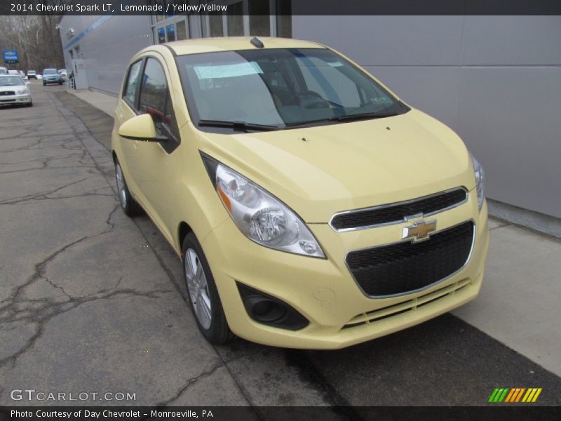 Lemonade / Yellow/Yellow 2014 Chevrolet Spark LT