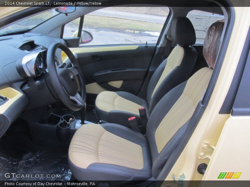 Lemonade / Yellow/Yellow 2014 Chevrolet Spark LT