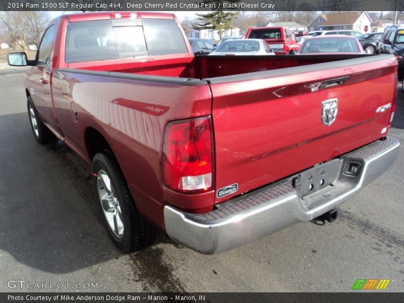 Deep Cherry Red Crystal Pearl / Black/Diesel Gray 2014 Ram 1500 SLT Regular Cab 4x4