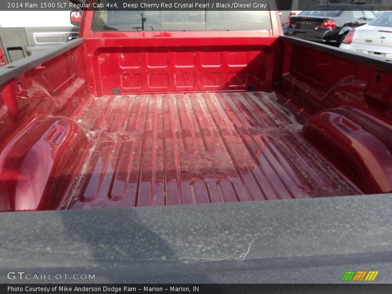 Deep Cherry Red Crystal Pearl / Black/Diesel Gray 2014 Ram 1500 SLT Regular Cab 4x4