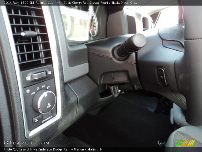 Deep Cherry Red Crystal Pearl / Black/Diesel Gray 2014 Ram 1500 SLT Regular Cab 4x4
