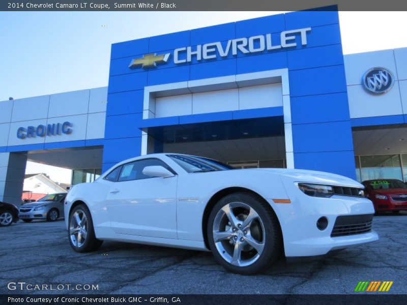 Summit White / Black 2014 Chevrolet Camaro LT Coupe