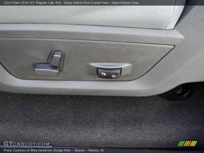 Deep Cherry Red Crystal Pearl / Black/Diesel Gray 2014 Ram 1500 SLT Regular Cab 4x4