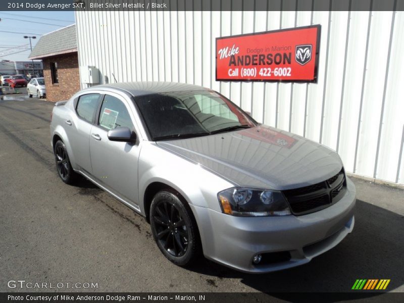Billet Silver Metallic / Black 2014 Dodge Avenger SXT