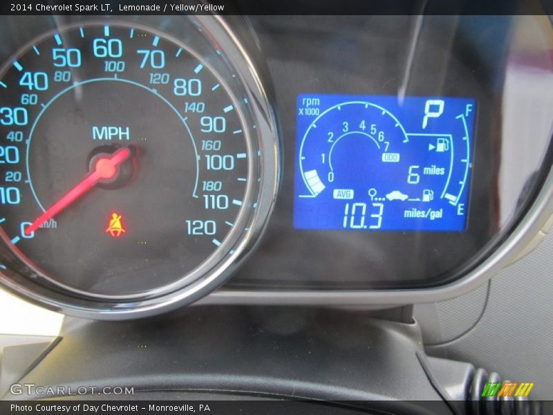 Lemonade / Yellow/Yellow 2014 Chevrolet Spark LT