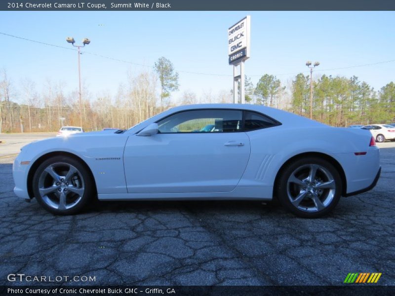 Summit White / Black 2014 Chevrolet Camaro LT Coupe