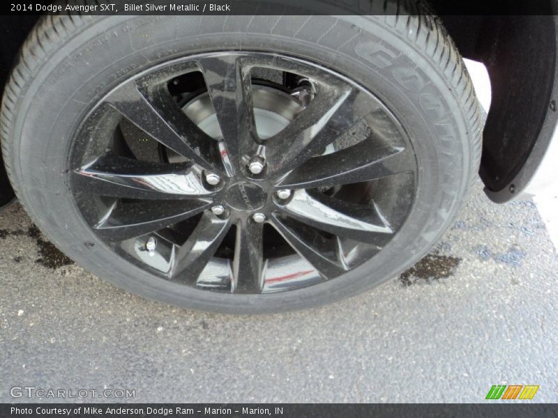 Billet Silver Metallic / Black 2014 Dodge Avenger SXT