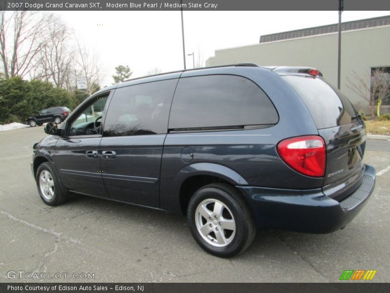 Modern Blue Pearl / Medium Slate Gray 2007 Dodge Grand Caravan SXT