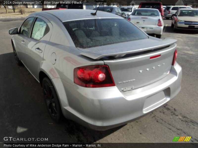 Billet Silver Metallic / Black 2014 Dodge Avenger SXT