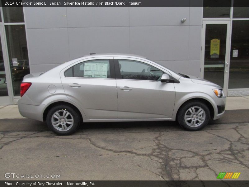 Silver Ice Metallic / Jet Black/Dark Titanium 2014 Chevrolet Sonic LT Sedan