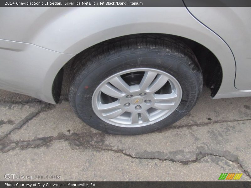 Silver Ice Metallic / Jet Black/Dark Titanium 2014 Chevrolet Sonic LT Sedan