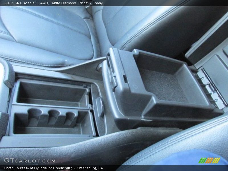 White Diamond Tricoat / Ebony 2012 GMC Acadia SL AWD