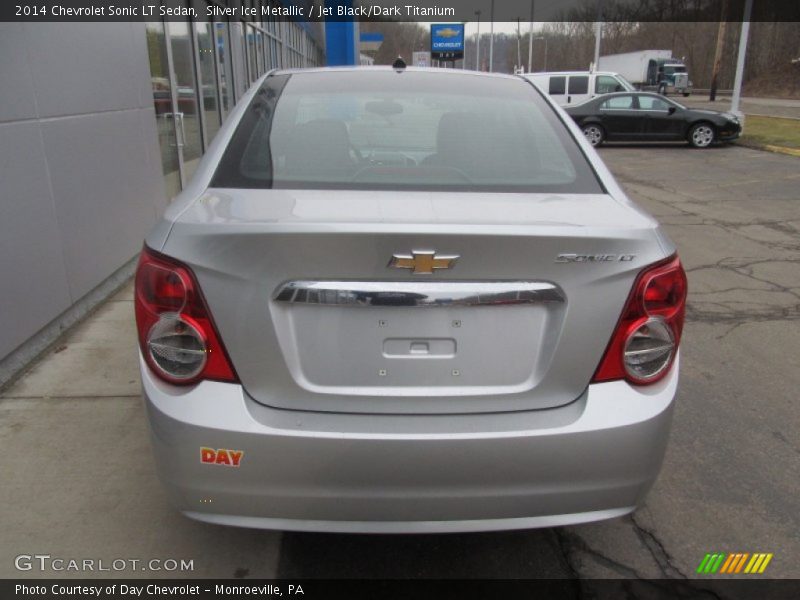 Silver Ice Metallic / Jet Black/Dark Titanium 2014 Chevrolet Sonic LT Sedan