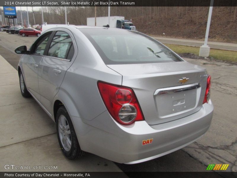 Silver Ice Metallic / Jet Black/Dark Titanium 2014 Chevrolet Sonic LT Sedan