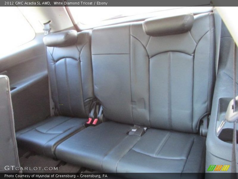 White Diamond Tricoat / Ebony 2012 GMC Acadia SL AWD