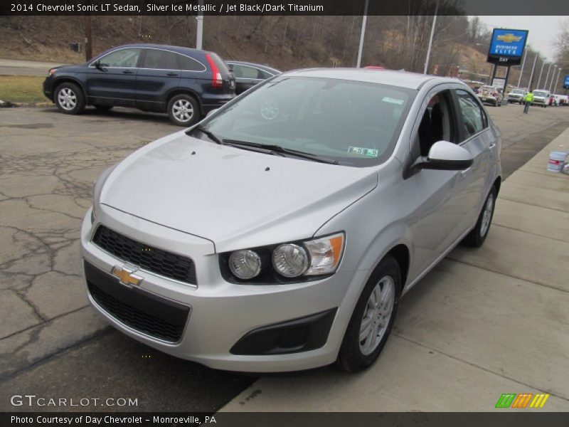 Silver Ice Metallic / Jet Black/Dark Titanium 2014 Chevrolet Sonic LT Sedan
