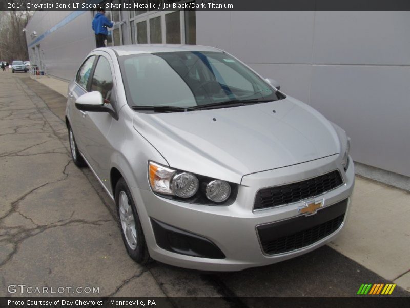 Silver Ice Metallic / Jet Black/Dark Titanium 2014 Chevrolet Sonic LT Sedan