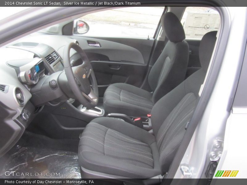 Silver Ice Metallic / Jet Black/Dark Titanium 2014 Chevrolet Sonic LT Sedan