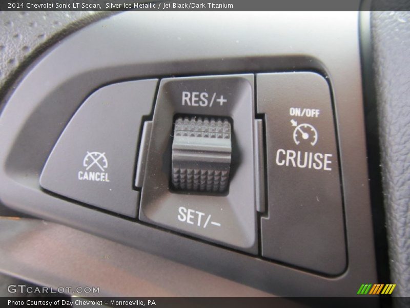 Silver Ice Metallic / Jet Black/Dark Titanium 2014 Chevrolet Sonic LT Sedan