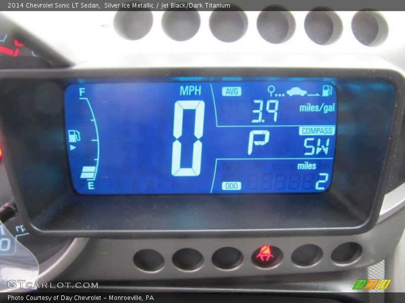 Silver Ice Metallic / Jet Black/Dark Titanium 2014 Chevrolet Sonic LT Sedan