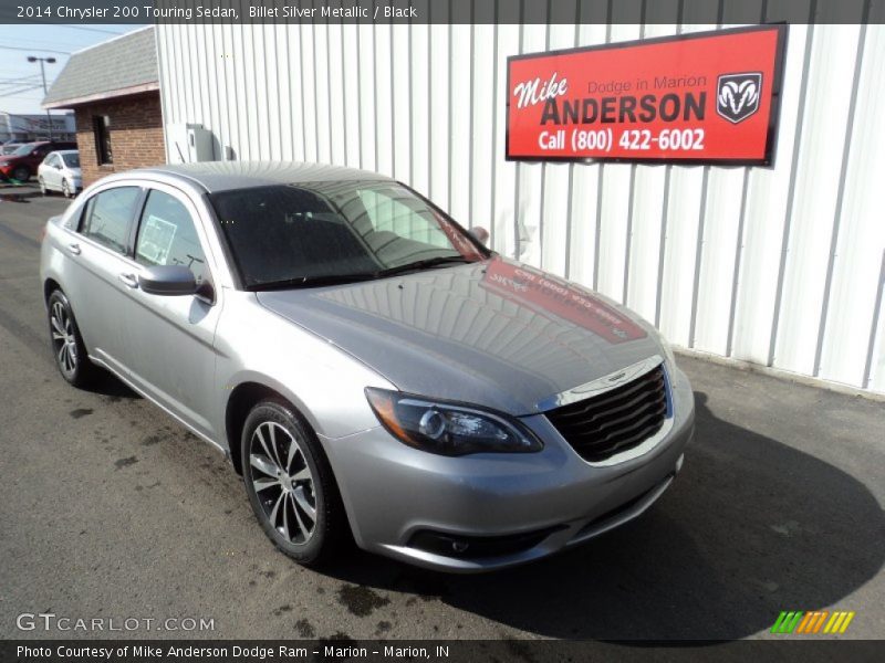 Billet Silver Metallic / Black 2014 Chrysler 200 Touring Sedan
