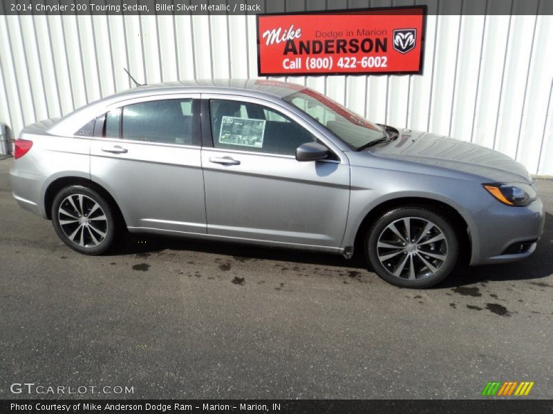 Billet Silver Metallic / Black 2014 Chrysler 200 Touring Sedan