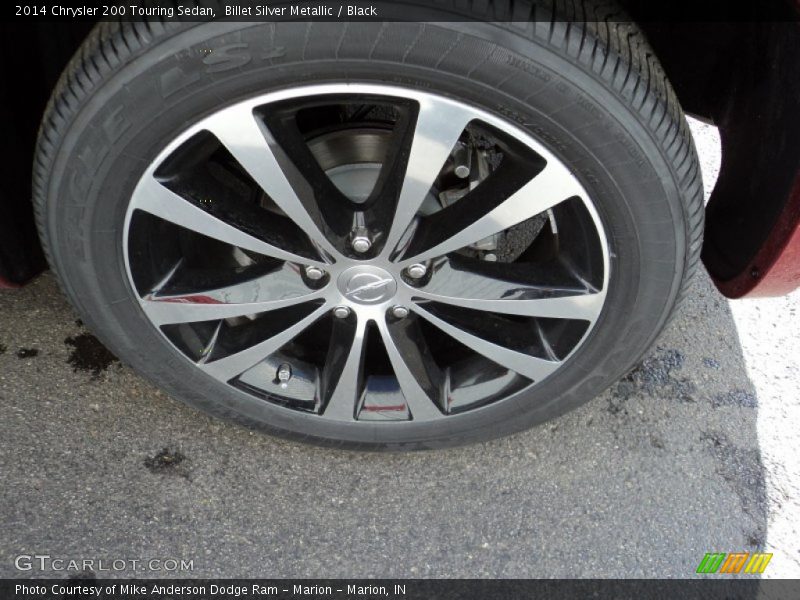 Billet Silver Metallic / Black 2014 Chrysler 200 Touring Sedan