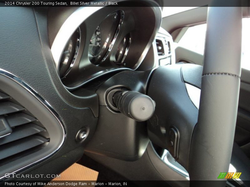 Billet Silver Metallic / Black 2014 Chrysler 200 Touring Sedan