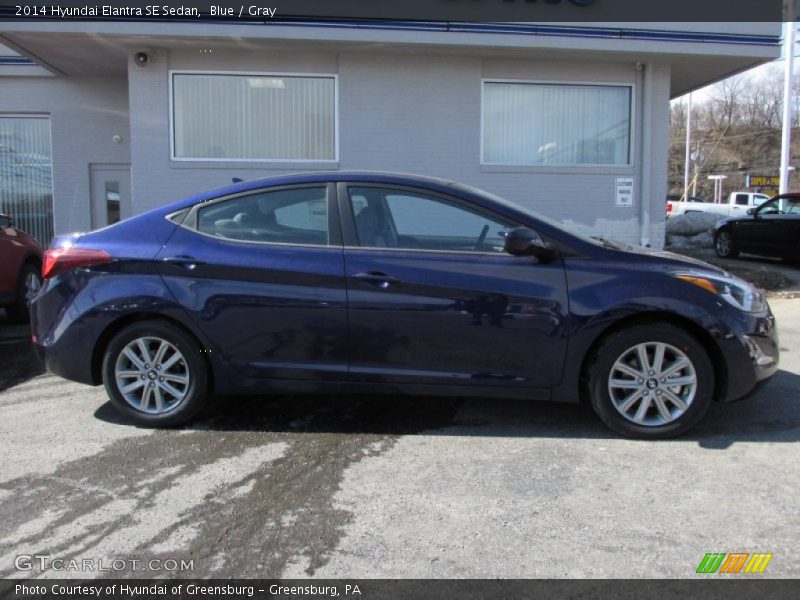 Blue / Gray 2014 Hyundai Elantra SE Sedan