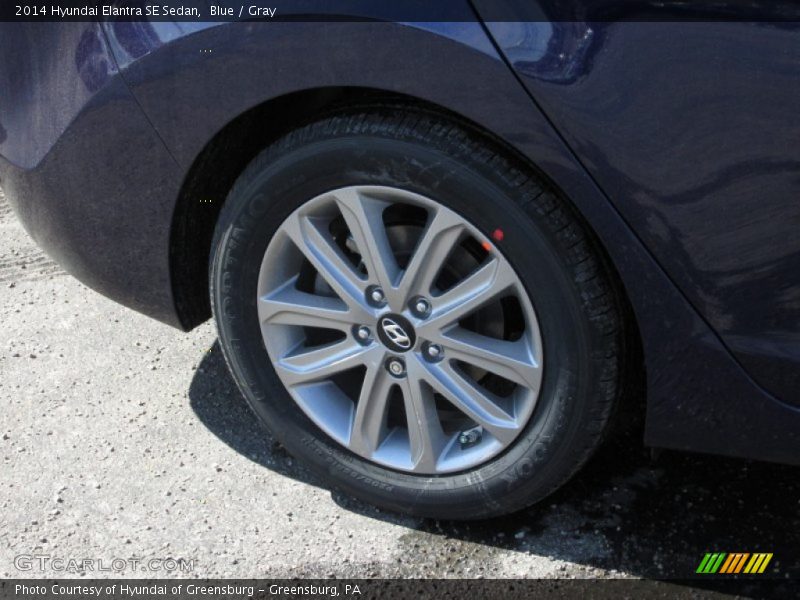 Blue / Gray 2014 Hyundai Elantra SE Sedan