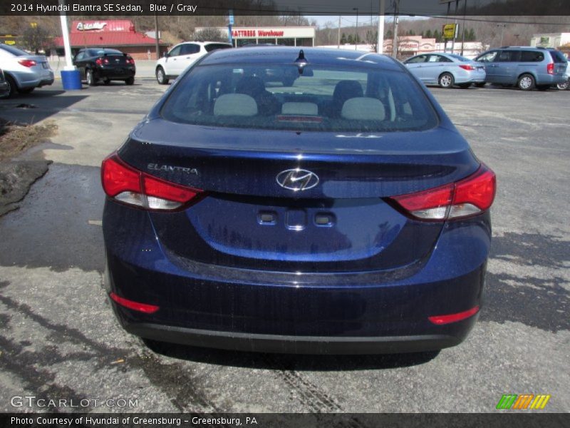 Blue / Gray 2014 Hyundai Elantra SE Sedan