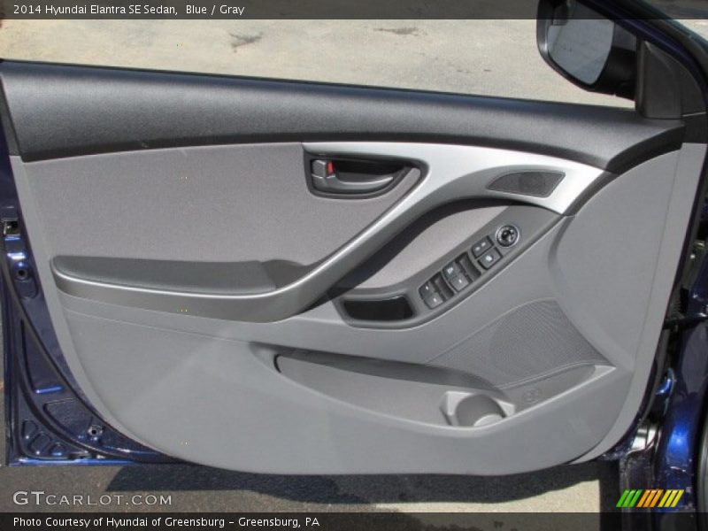 Blue / Gray 2014 Hyundai Elantra SE Sedan