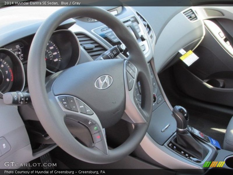 Blue / Gray 2014 Hyundai Elantra SE Sedan