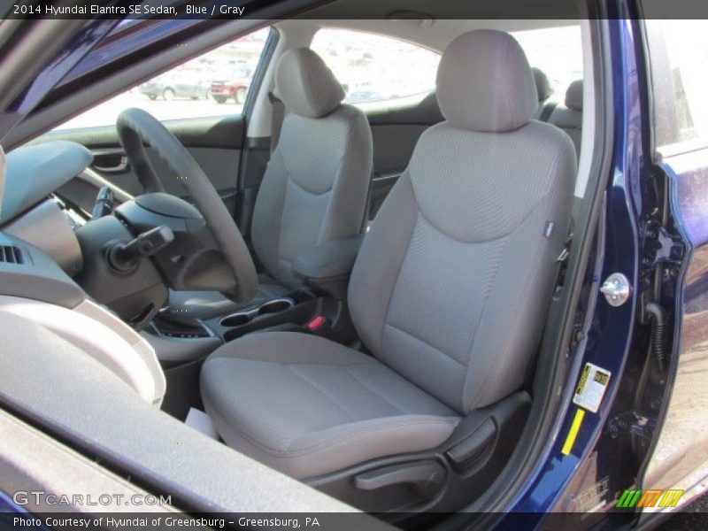 Blue / Gray 2014 Hyundai Elantra SE Sedan