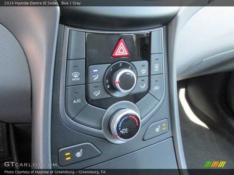 Blue / Gray 2014 Hyundai Elantra SE Sedan