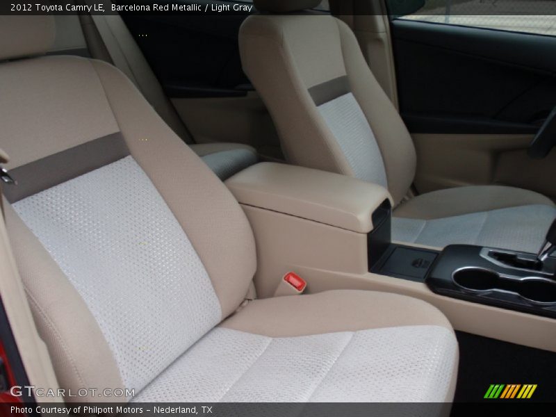 Barcelona Red Metallic / Light Gray 2012 Toyota Camry LE