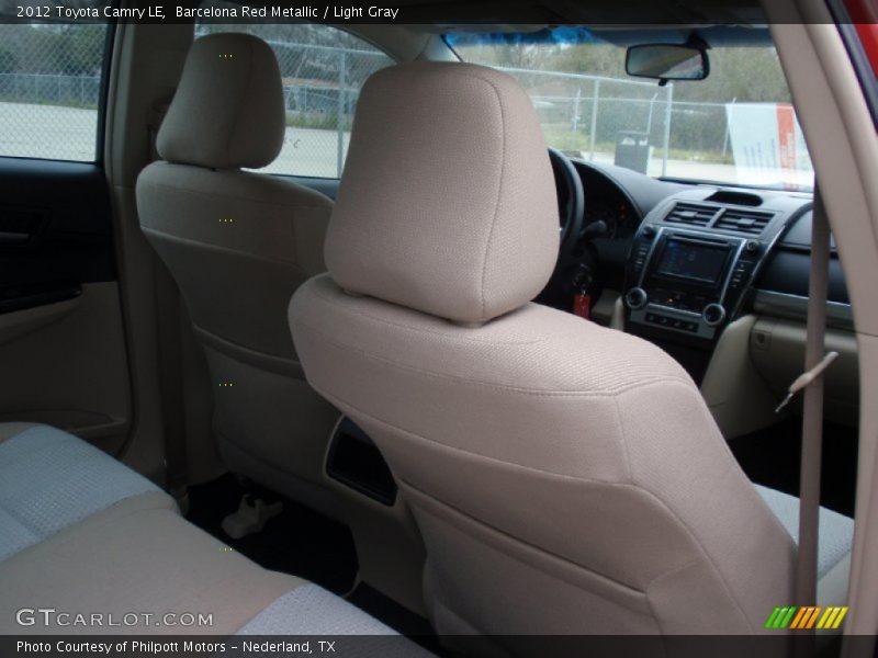 Barcelona Red Metallic / Light Gray 2012 Toyota Camry LE