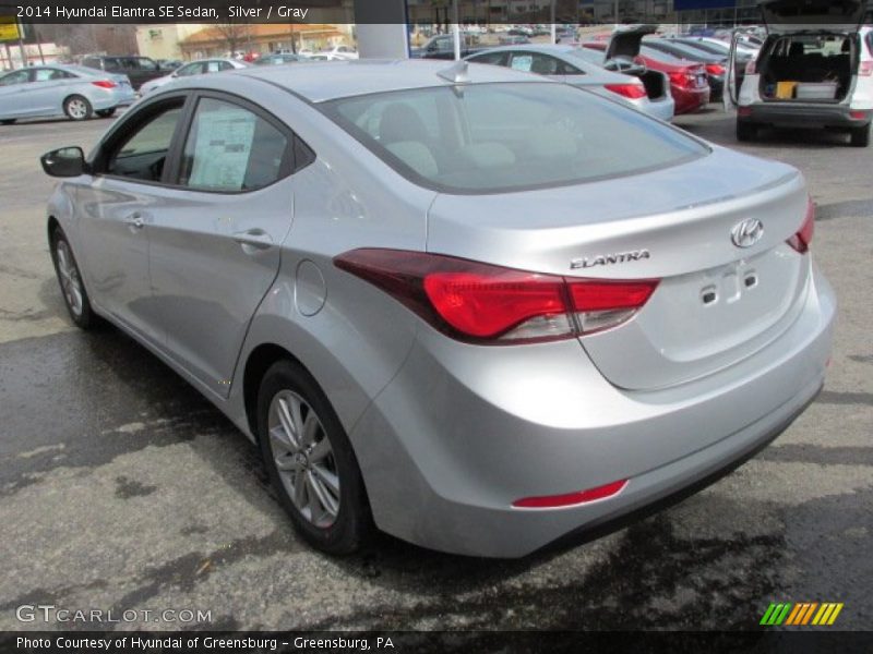 Silver / Gray 2014 Hyundai Elantra SE Sedan