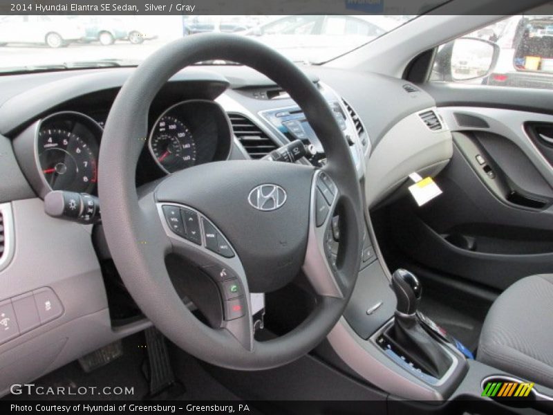 Silver / Gray 2014 Hyundai Elantra SE Sedan
