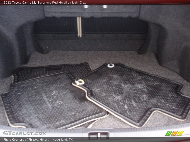 Barcelona Red Metallic / Light Gray 2012 Toyota Camry LE
