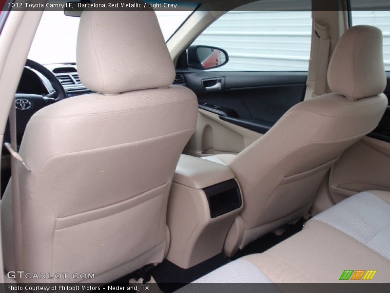 Barcelona Red Metallic / Light Gray 2012 Toyota Camry LE