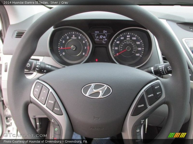 Silver / Gray 2014 Hyundai Elantra SE Sedan