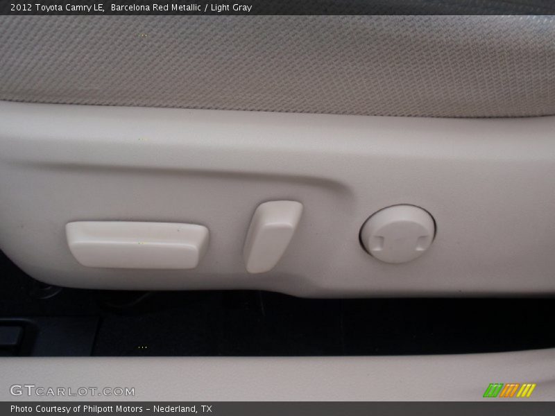 Barcelona Red Metallic / Light Gray 2012 Toyota Camry LE