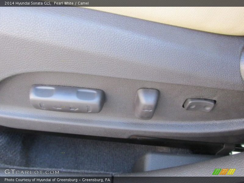 Pearl White / Camel 2014 Hyundai Sonata GLS