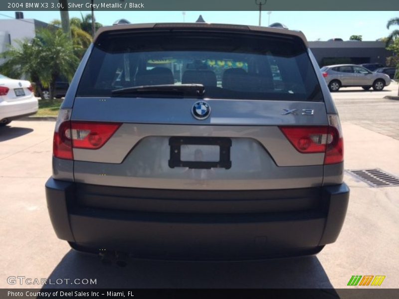 Silver Grey Metallic / Black 2004 BMW X3 3.0i