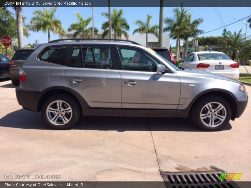 Silver Grey Metallic / Black 2004 BMW X3 3.0i