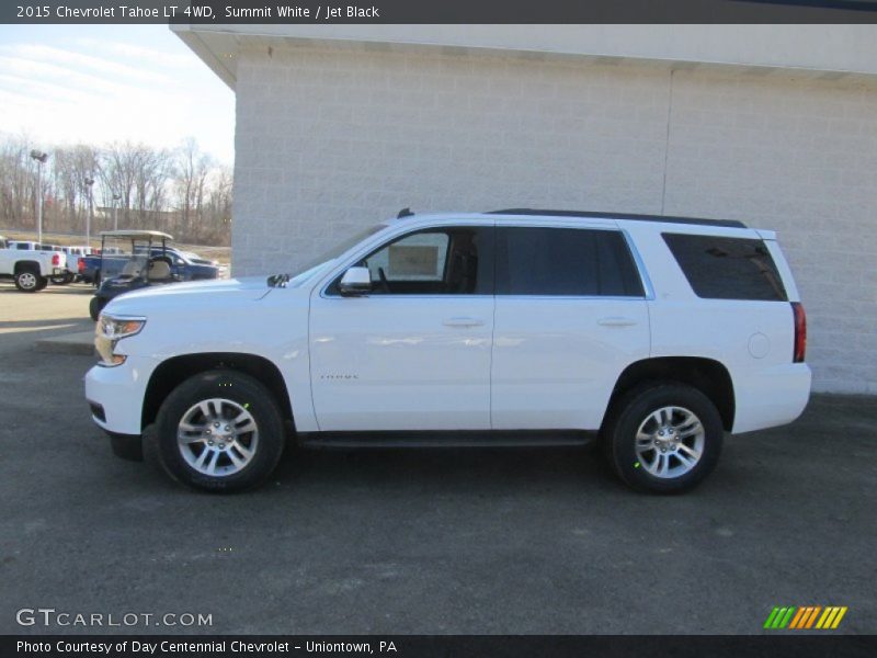 Summit White / Jet Black 2015 Chevrolet Tahoe LT 4WD