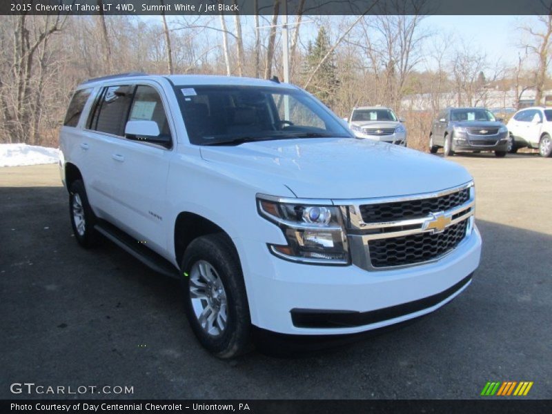 Summit White / Jet Black 2015 Chevrolet Tahoe LT 4WD